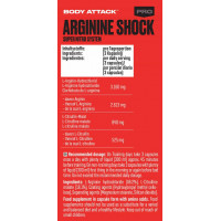 Body Attack Arginine Shock aminokiselina, 80 kapsula 