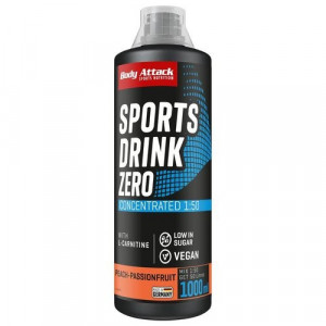 BODY ATTACK Sports Drink Zero Mix 1000ml peach-passion fruit 