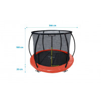 Marimex Trampolin Premium u tlu 366 cm 2020 Marimex Trampolin Premium u tlu 366 cm 2020