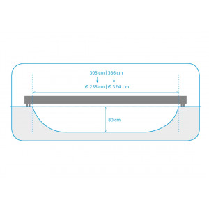 Marimex Trampolin Premium u tlu 366 cm 2020 