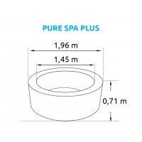Pure Spa Plus hidromasažna kada na napuhavanje Pure Spa Plus hidromasažna kada na napuhavanje
