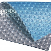 Solarni pokrov plavo-srebrni za bazene površinskog promjera 4,5 m 