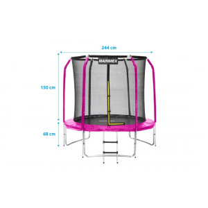 Marimex Trampolin 244 cm roza 2022 