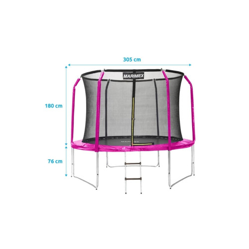 Trampolin Marimex 305 cm roza 2022 (standardni) Trampolin Marimex 305 cm roza 2022 (standardni)