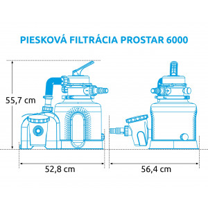 Marimex pješčana filtracija ProStar 6000. 