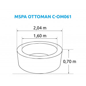 Marimex Whirlpool MSPA Ottoman C-OM061 