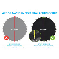 Zamjenska površina za skakanje za Marimex trampolin Marimex 305 cm - 64 opruge / promjer 260 cm Zamjenska površina za skakanje za Marimex trampolin Marimex 305 cm - 64 opruge / promjer 260 cm