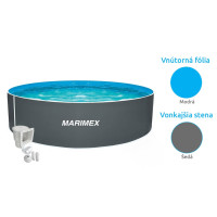 Bazen Marimex Orlando 3,66x0,91 m sa dodacima - sivi motiv