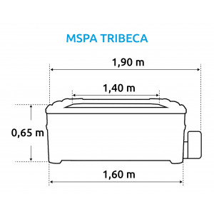 MSPA Tribeca Whirlpool bazen 