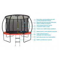 Marimex trampolin Premium 366 cm + unutarnja zaštitna mreža + stepenice BESPLATNO Marimex trampolin Premium 366 cm + unutarnja zaštitna mreža + stepenice BESPLATNO