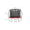 Marimex trampolin Premium 396 cm + unutarnja zaštitna mreža + stepenice BESPLATNO Marimex trampolin Premium 396 cm + unutarnja zaštitna mreža + stepenice BESPLATNO