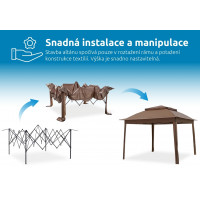 Vrtna sjenica Marimex Vista 3x3 m Vrtna sjenica Marimex Vista 3x3 m