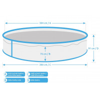 Marimex Pool Orlando 3,05 x 0,91 m SIVI, bazen, folija, skimmer Marimex Pool Orlando 3,05 x 0,91 m SIVI, bazen, folija, skimmer