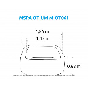 Marimex Whirlpool bazen MSPA Otium M-OT062 