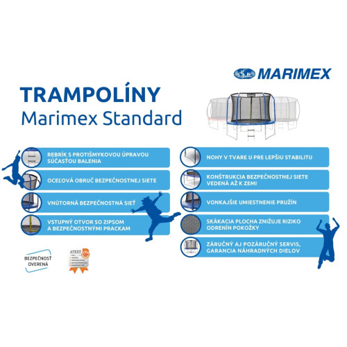 Marimex trampolin Premium 305 cm + zaštitna mreža + stepenice BESPLATNO Marimex trampolin Premium 305 cm + zaštitna mreža + stepenice BESPLATNO