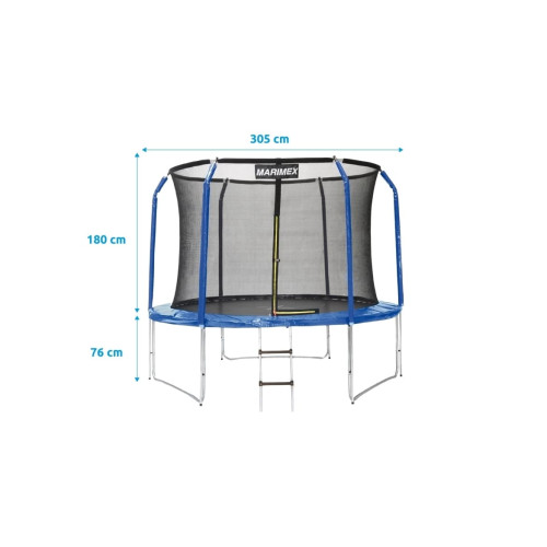 Marimex trampolin Premium 305 cm + zaštitna mreža + stepenice BESPLATNO Marimex trampolin Premium 305 cm + zaštitna mreža + stepenice BESPLATNO