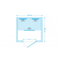 Infracrvena sauna za 1 osobu Marimex Smart 1000 M 