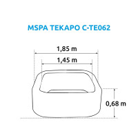 Marimex Whirlpool bazen MSPA Tekapo C-TE062 