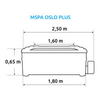 Marimex Whirlpool bazen MSPA OSLO PLUS F-OS063WP 