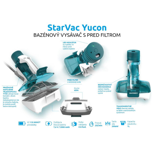 Marimex StarVac Yucon usisavač za bazen 