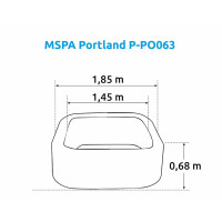 MSPA Portland P-PO063 Marimex hidromasažni bazen MSPA Portland P-PO063 Marimex hidromasažni bazen