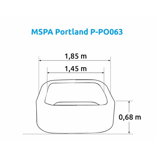 MSPA Portland P-PO063 Marimex hidromasažni bazen MSPA Portland P-PO063 Marimex hidromasažni bazen