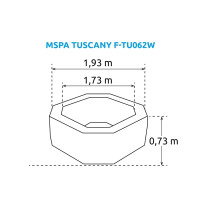 MSPA Tuscany F-TU062W Marimex hidromasažna kada MSPA Tuscany F-TU062W Marimex hidromasažna kada