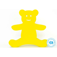 Daska za plivanje za malu djecu Medvjedić 340x290x38 mm, žuta 