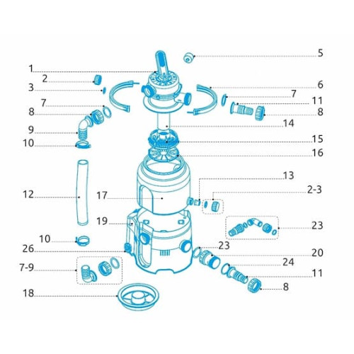 Zamjenska filter posuda za Prostar Plus 2 i ProStar 2000 