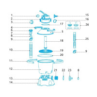 Brtva ventila za pješčanu filtraciju ProStar 2m3/h 