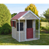 Dječja drvena kuća - trijem 