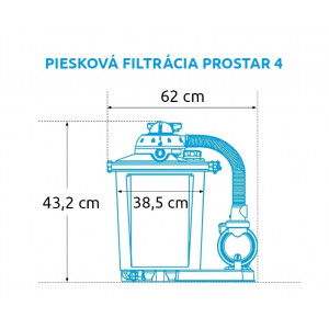 Marimex Pješčana filtracija ProStar 4 - 4 m3/h 