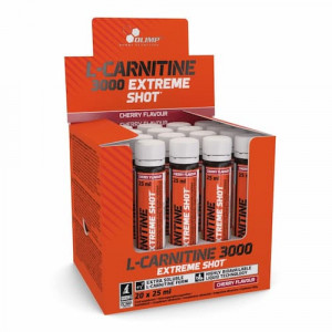 Olimp L-Carnitine 3000 Extreme Shot, Trešnja, 25 ml x 20 kom trešnja 