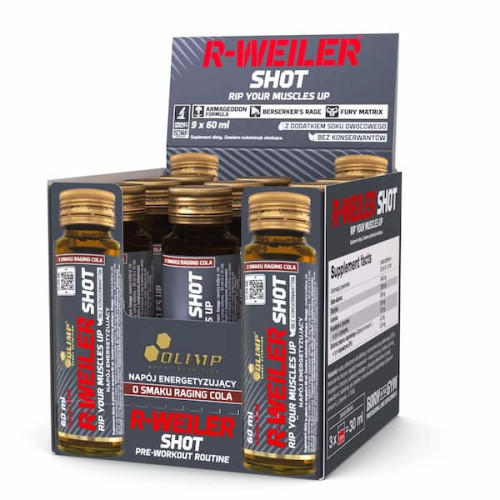 Olimp R-Weiler Shot u čaši, raging kola, 60 ml x 9 kom Olimp R-Weiler Shot u čaši, raging kola, 60 ml x 9 kom