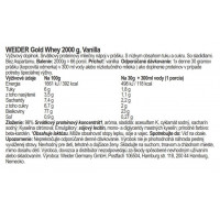 Weider Gold Whey Protein, 2000 g Weider Gold Whey Protein, 2000 g