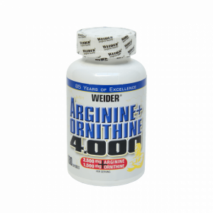 Weider Arginin+Ornithine 4000, 180 kapsula 