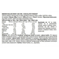 Weider Isolate Whey 100 CFM, 2000 g
