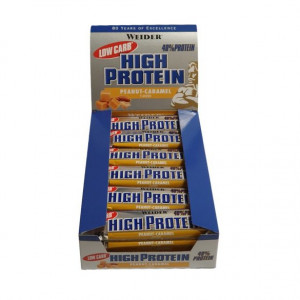 Weider Low Carb High Protein 40% Pločica, kikiriki karamela, 50g x 24 kom 