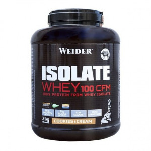 Weider Isolate Whey 100 CFM, 2000 g cookies & cream 