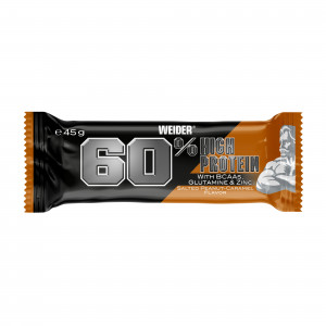 Weider 60% proteinska pločica, 45 g salted peanut caramel 