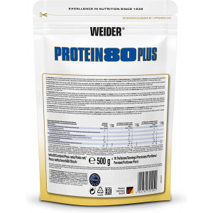 Weider Protein 80 Plus 500g, 2 kom vanilija+vanilija 