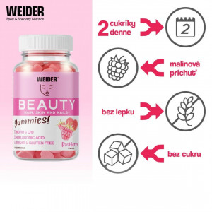 Weider Melatonin + Beauty, 60 + 40 gummies 