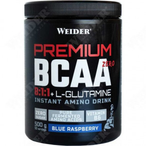 Weider Premium BCAA 8:1:1+Glutamine Zero 500g Blue raspberry 