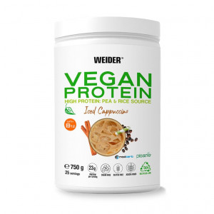 Weider veganski protein, 750 g Iced Cappuccino 