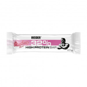 Weider 32% Protein Bar, jagoda, 60g x 24 kom 