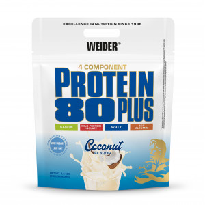 Weider Protein 80 Plus, 2000 g kokos 