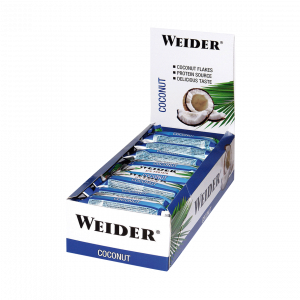 Weider Fitness Pločica, kokos, 35g x 24 kom 