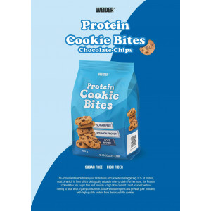 Weider Protein Cookie Bites, čokoladni komadići, 100 g x 7 kom 