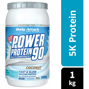 Body Attack Power Protein 90, 1000g kokos 