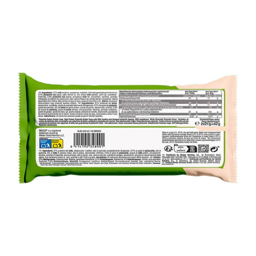 Weider šalice proteina, 2 x 21 g pistachio - white chocolate Weider šalice proteina, 2 x 21 g pistachio - white chocolate